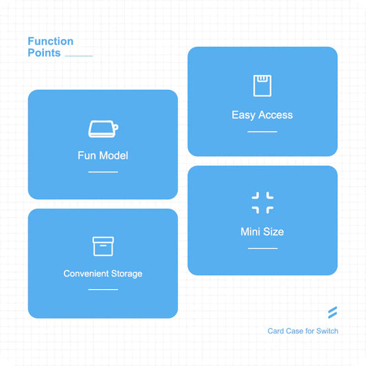 Hagibis Switch Game Card Case for Nintendo Switch Lite/ OLED Toaster Storage Holder Cute Portable Creativity Protective Cover